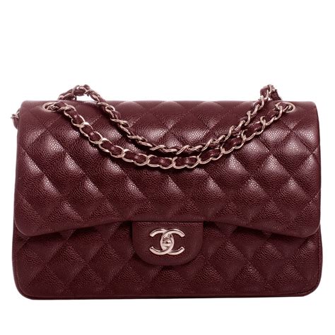 chanel iridescent caviar quilted medium flap wallet burgundy|Flap Bags .